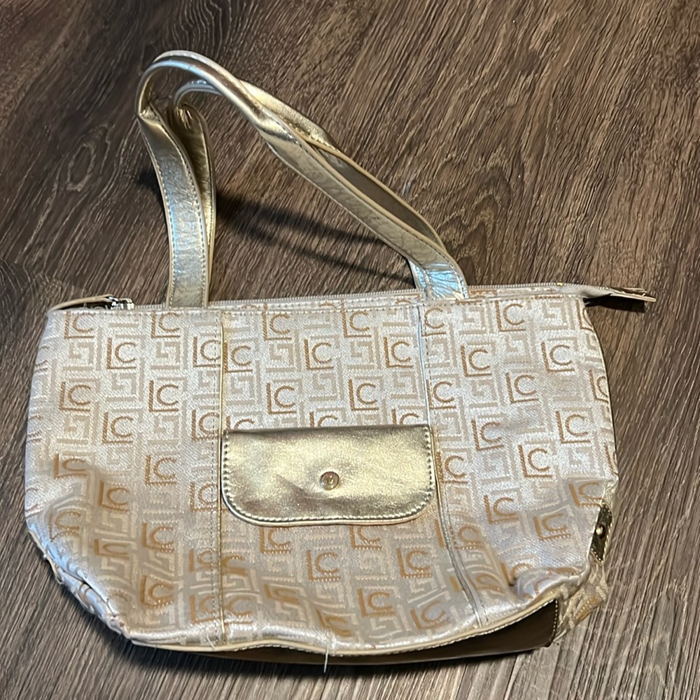 Gold Liz Claiborne handbag